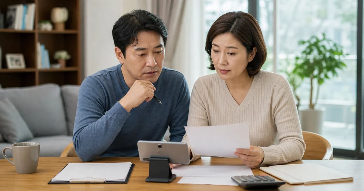 서민금융진흥원 신용·부채관리 상담을 준비하는 40대 부부